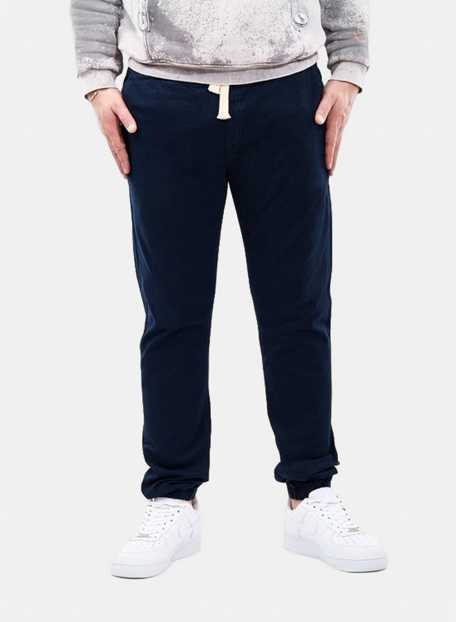 EGY WEAR Men'S Navy Gabardine Shalwar Pants - Image 1